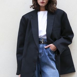 Frankie Shop Oversized Boyfriend Blazer OS